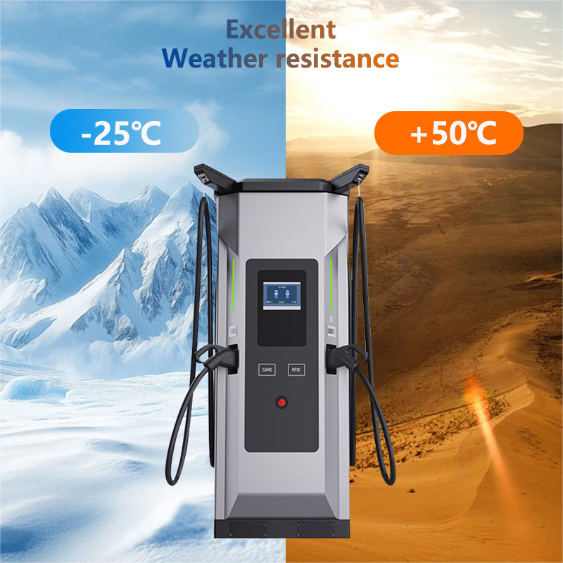 120kW 160kW DC OCPP Fast Car EV Charger Station New Energy Charging Pile with CCS CHAdeMO GBT Dual Guns Floor-Mounted Charging Piles