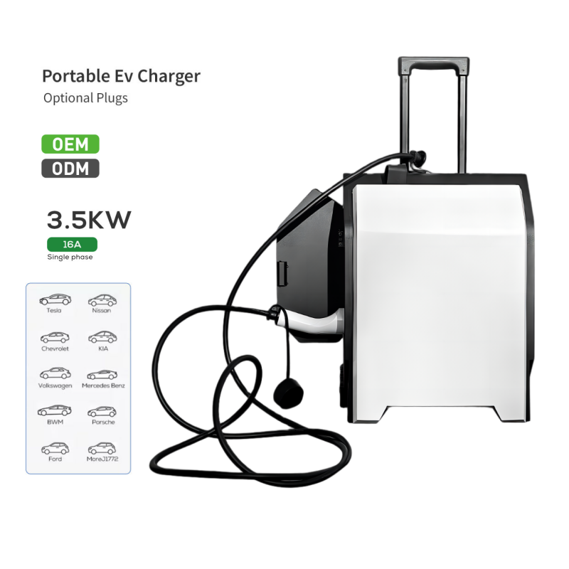 3.5KW Portable EV Emergency Charging Station | Mobile Power Bank
