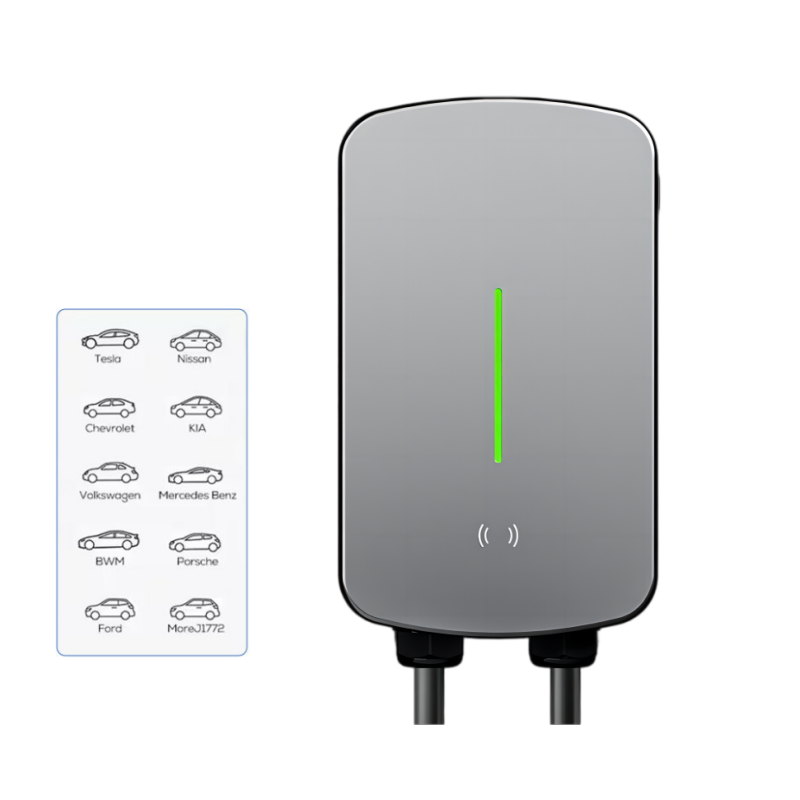 32A 3 Phase 7kW/22kW Portable EV Home Electric Car Charger New Condition Wall-Mounted Charging Station