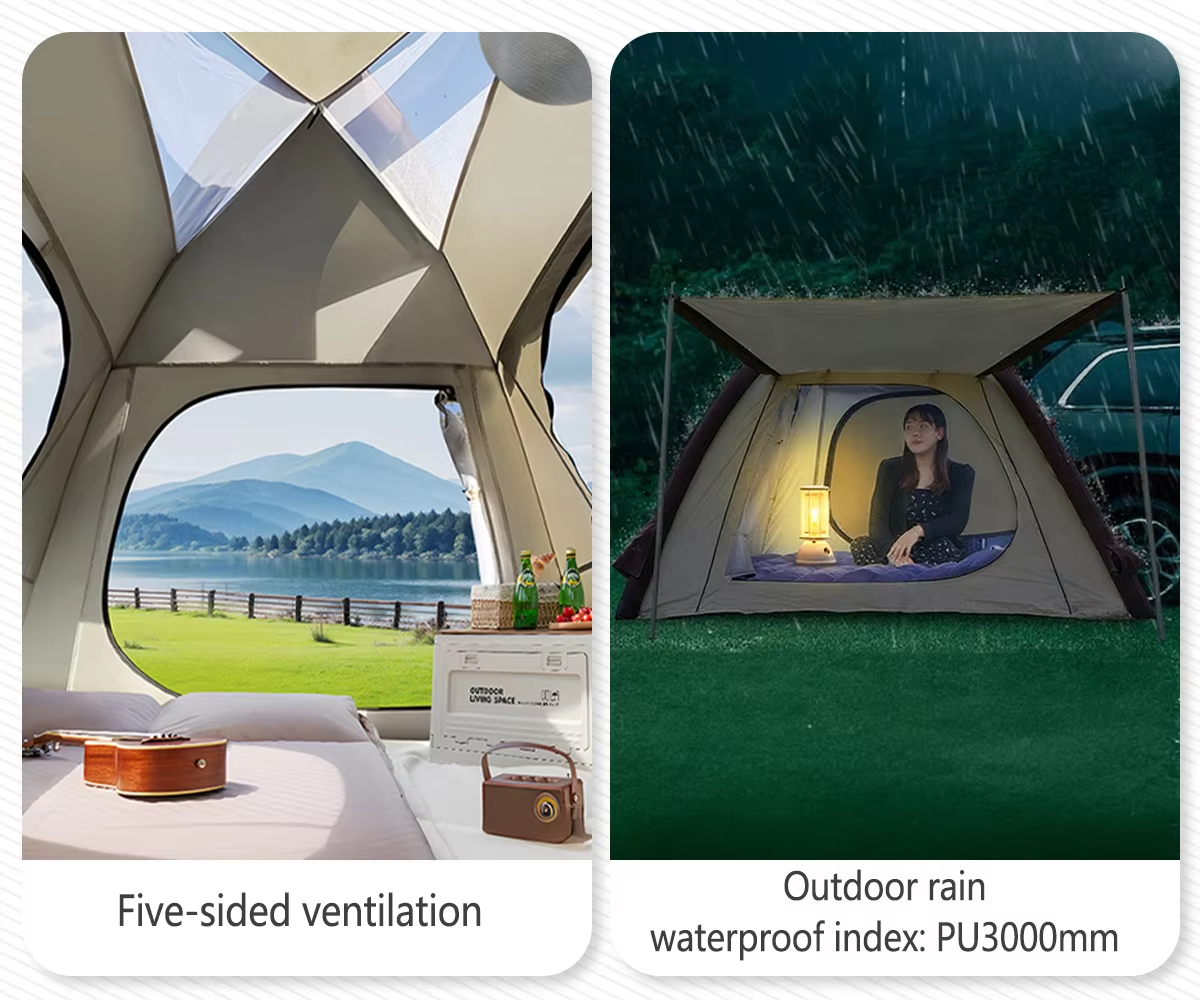 52W Automatic Inflatable Solar Tent