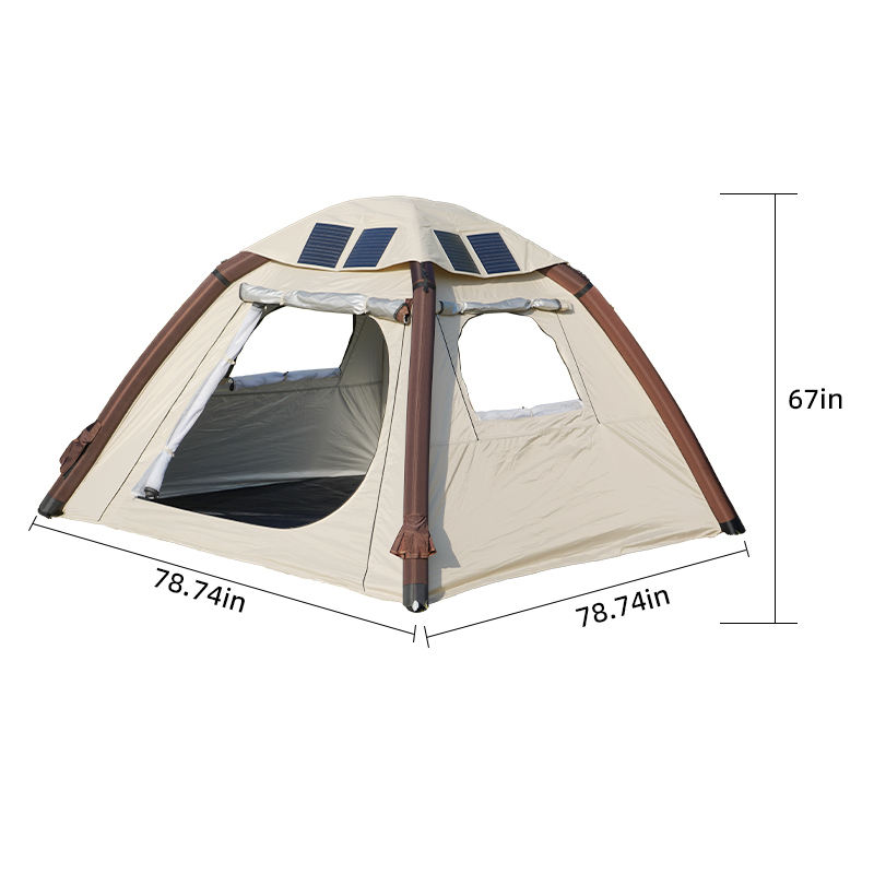 52W Automatic Inflatable Solar Tent