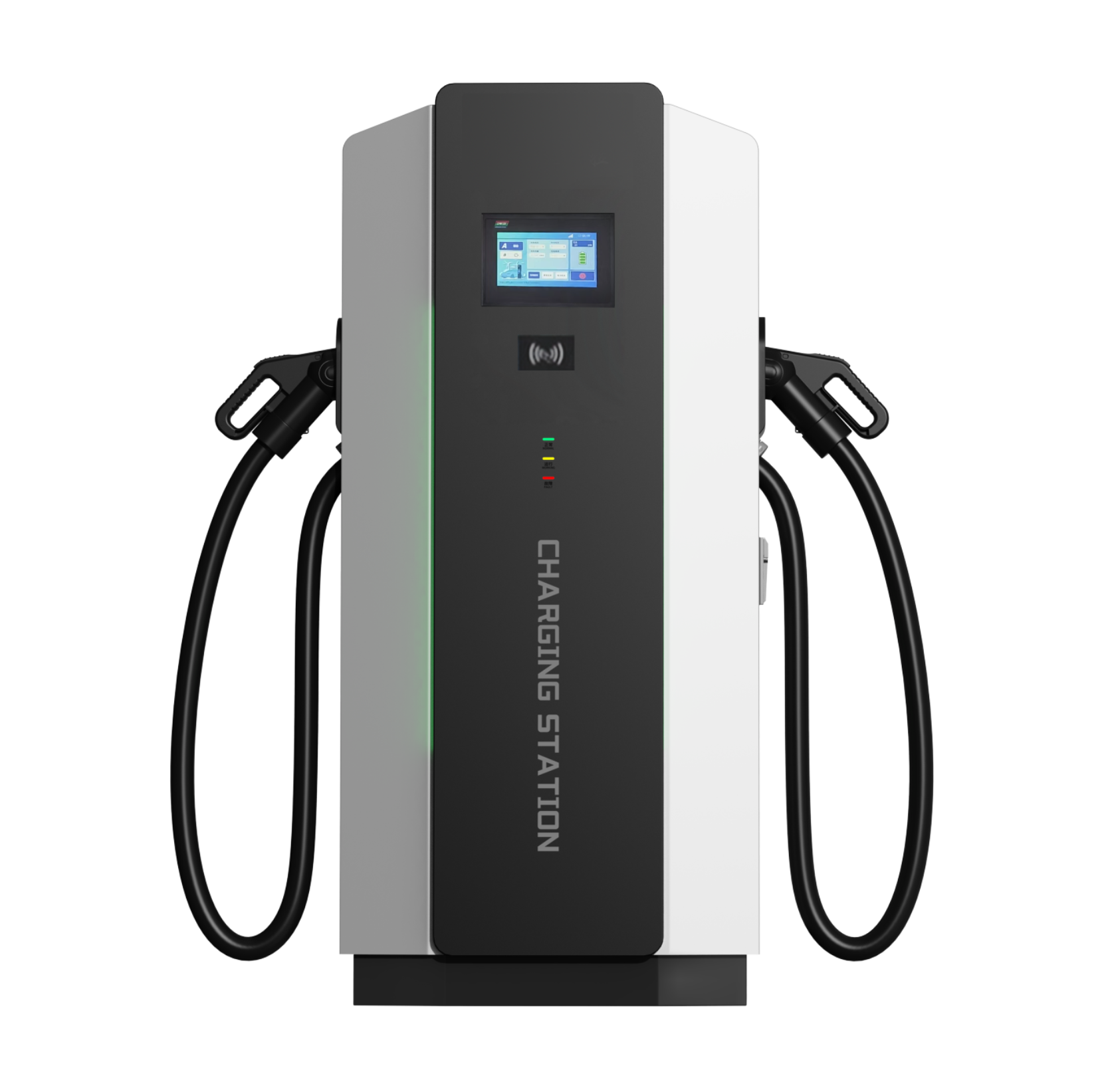 60-480kW Integrated Floor-Mounted DC EV Charging Station Dual Guns, Fast Charger for Commercial Use