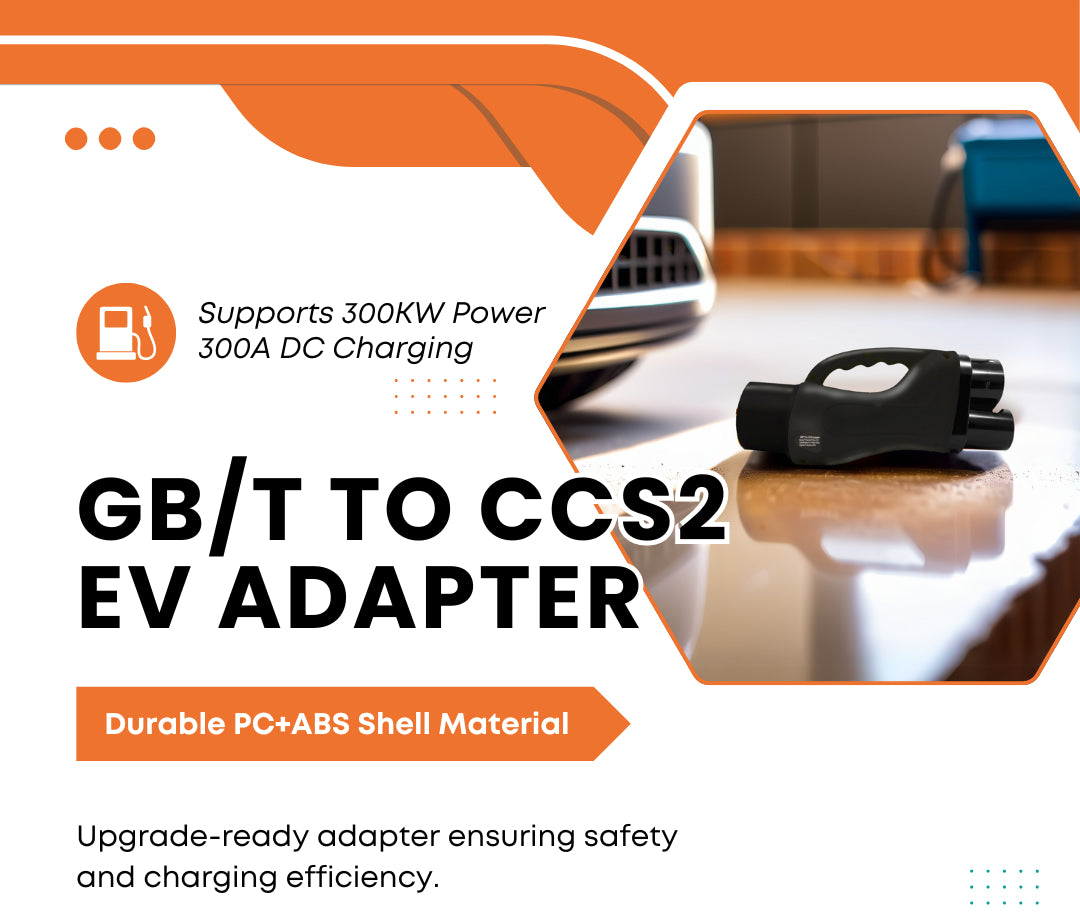 Sunspire Gbt to Ccs2 Evse Charging Connector Ce Ev Dc Charger Adapter  For Tesla  250A BYD BMW