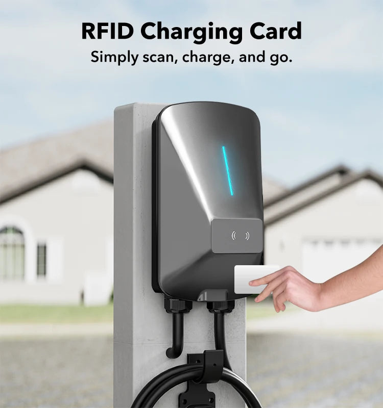 SUNSPIRE China Fast Ev Car Charger Europea 7KW 22Kw Electric Vehicle Charging Station OEM Factory APP Voice Control  BYD TESLA BMW