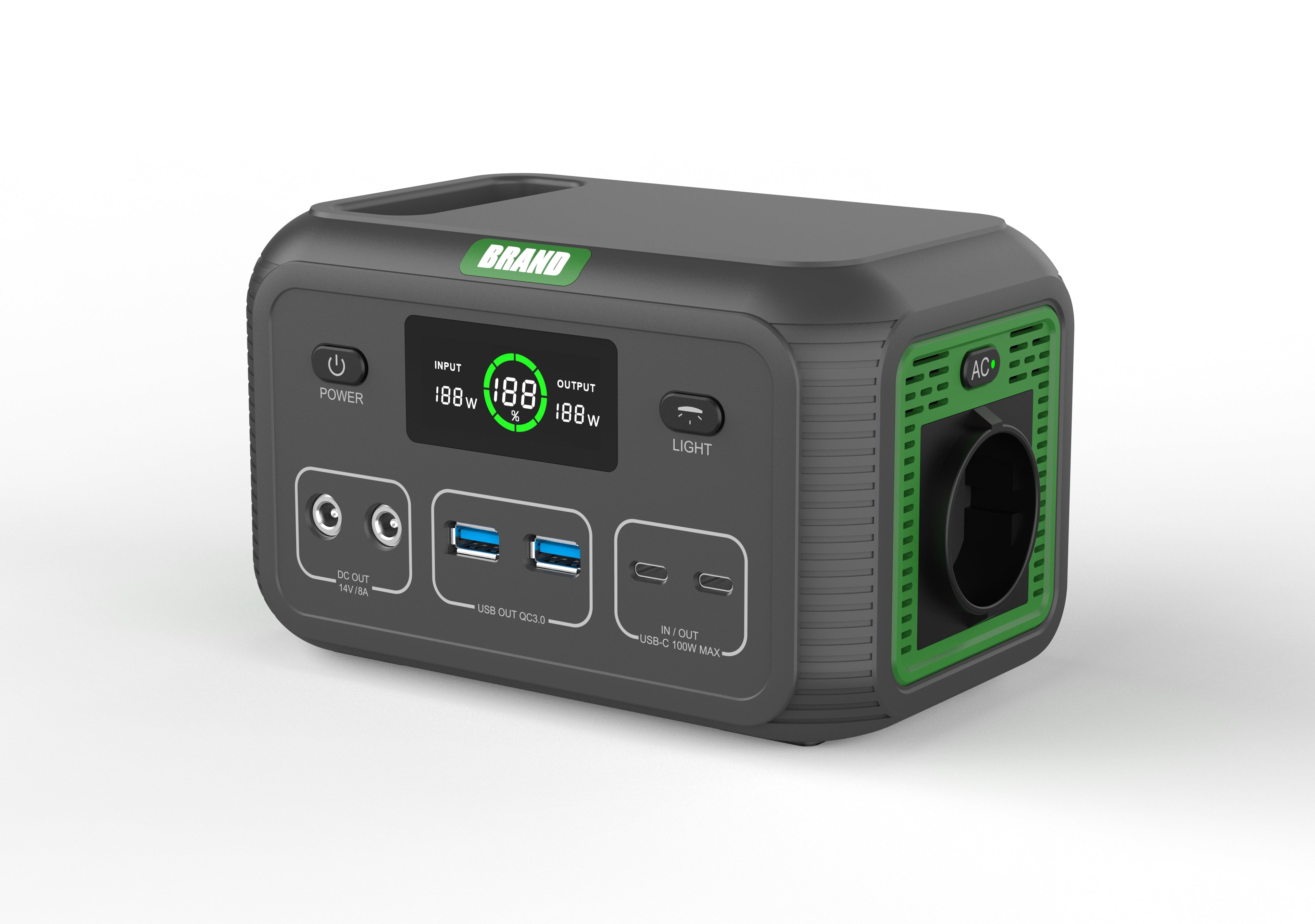 Camping Emergency Backup AC Backup Lifepo4 Portable Inverter Solar Generator Battery 100w 150w Outdoor Charging Power Station