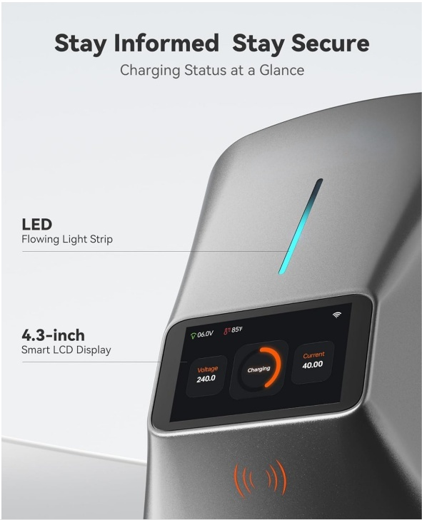 Sunspire China Factory Type2 7Kw 22Kw Electric Vehicle Charging Station For Home OEM APP Voice Control 32A Fast European Standard AC Ev Car Charger