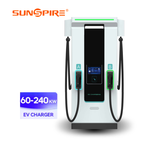 SUNSPIRE OEM Factory 80kw120kW 160KW 180kW 240kW Ccs2 60kw Single Gun Intelligent Pile DC Fast Charger Ev Charging Station