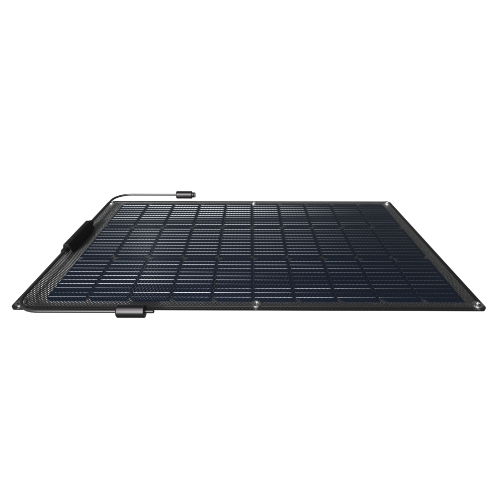 Flexible Solar Panel 100w Semi-Flexible Bendable 12V Mono Off-Grid for RV Boat Cabin Van Car and Caravan RV Boat Camper