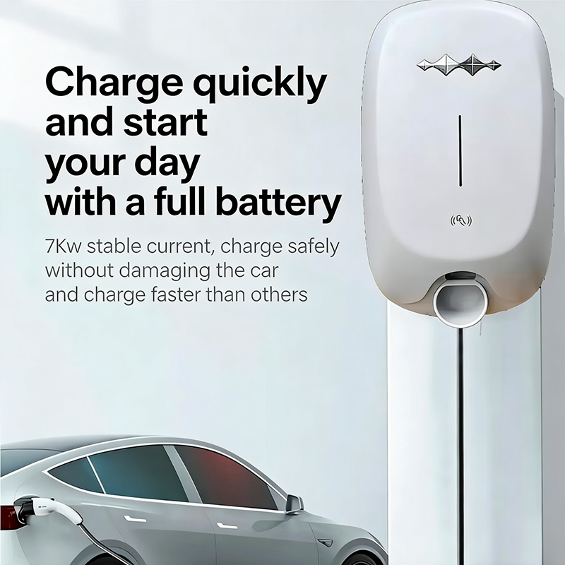 7KW EV Charger Wallbox Compatible with Formula Leopard BYD Series EV Safe Charging Station Electric Vehicle Charger for Home Use